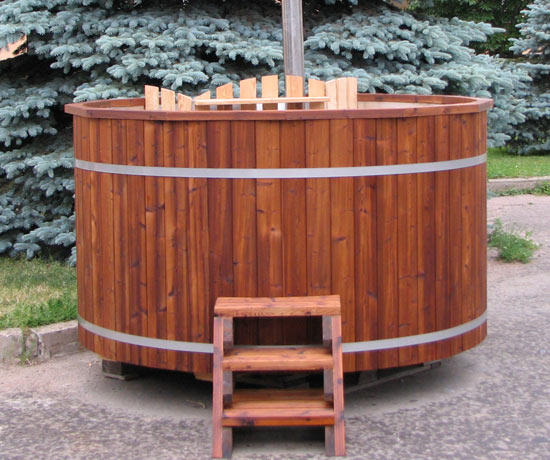 Hot Tub in thermowood